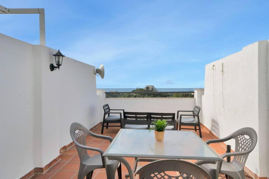 Duplex Con Vistas Al Mar, Piscina Y Gimnasio - Las Abejeras 226 Estepona Zewnętrze zdjęcie